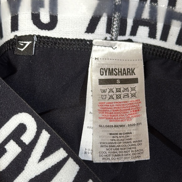 Gymshark Black Leggings Athletic Fit - Picture 4 of 6